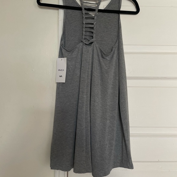 New RVCA Knitt Racer Panel Back Dress - Picture 2 of 7